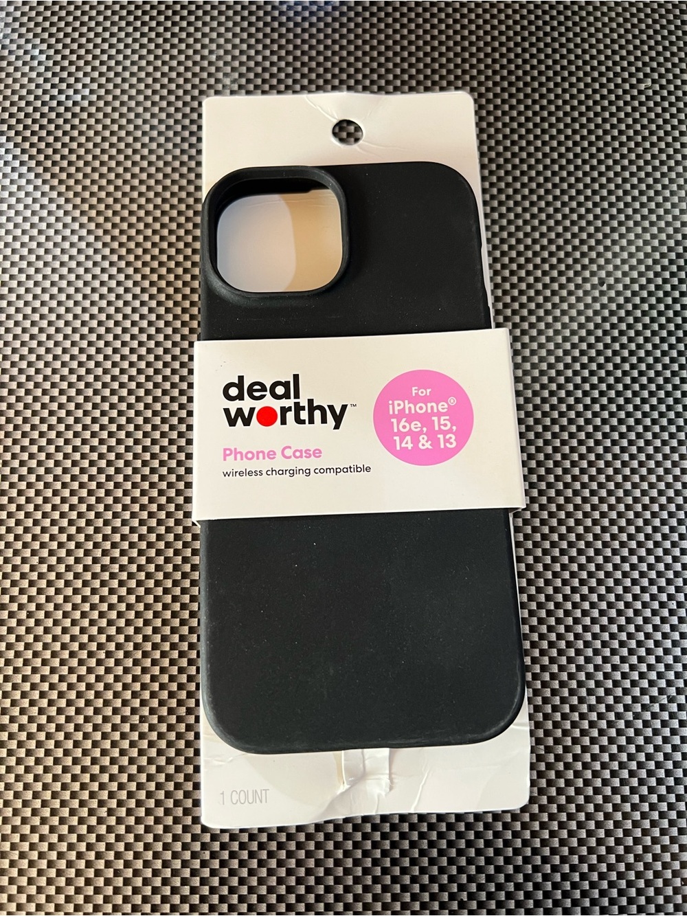 Dealworthy MagSafe Black iPhone Case for iPhone 16e/15/14/13